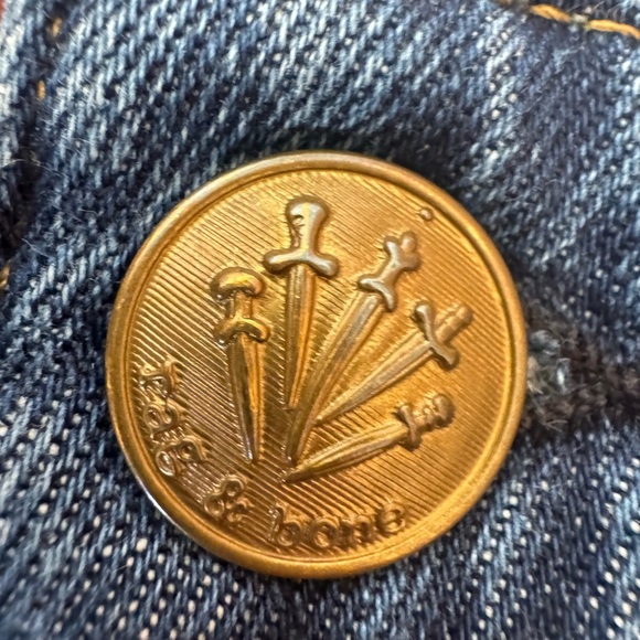 Rag & Bone Featherweight Logan Jeans in River - Picture 4 of 11